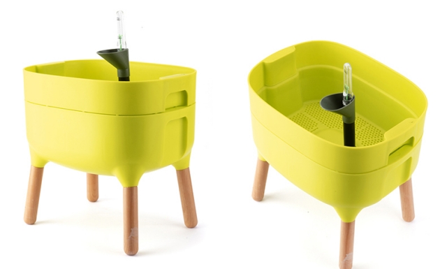 佛手专用水位计大组合四脚花盆